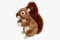 Cornelissen - 1043088 - Eichhörnchen, Plüsch, braun, ca. 16cm, Kein Spielzeug für Tiere!