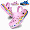 LavaRose Sabots pour enfants lumineux et clignotants, rose, 25 EU