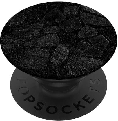 Black Phone Hand Holder Black Pop Socket for Phone Black PopSockets Swappable PopGrip