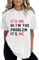 A Lot Going On at The Moment T-Shirt Oversized Country Music Concert für Frauen Loose Nashville Musikliebhaber Shirts, Me, Mittel