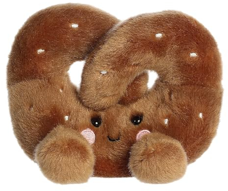 Aurora Adorable Palm Pals Twist Pretzel Stuffed Animal - Pocket-Sized Play - Collectable Fun - Brown 5 Inches