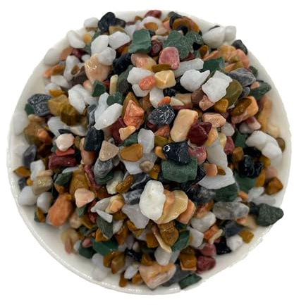 LIFEBESTONE Small Aquarium Gravel for Fish Tank, Rocks for Substrate, River Rock for Indoor Plants, Pea Gravel for Landscaping, Pebbles (3 LBS)