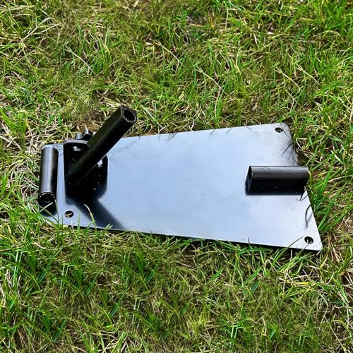 AMRTA Golf Practice Swing Trainer Plate Durable Metal Professional Practice Tool for Men Women Golfer Practice Training Sport (Standard Plate)