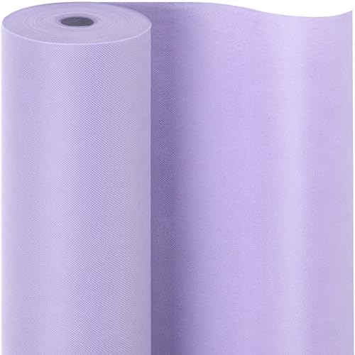 Tischdeckenrolle,Helles Lila,1 x 25m,1 Rolle Tischdecke,Einweg Vlies Stoffähnlich,ideal für Jede Party,Hochzeit,Geburtstagsfeier,Gastronomie,Größe und Farbe nach Wahl