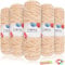 Coopay Velluto di lana di ciniglia, 500 g (5 x 100 g) per uncinetto e maglia, soffice lana di ciniglia per bambini, velluto con accessori all'uncinetto per bambole, sciarpe, beige