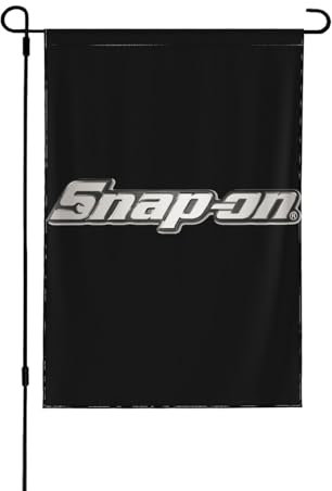 S-n-a-p-on Gartenflagge, doppelseitiges Banner, Hausflagge, Outdoor-Banner, Heimdekoration