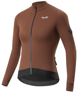 ROCKBROS TVI Radtrikot Damen-Radsporttrikot Langarm Warm Winddicht Winter Fahrradjacke