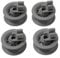 Jonikuper 4 Pack Dishwasher Upper Basket Wheels 611666, Top Rack Rollers Replacement Parts for Bosch for Siemens for Neff