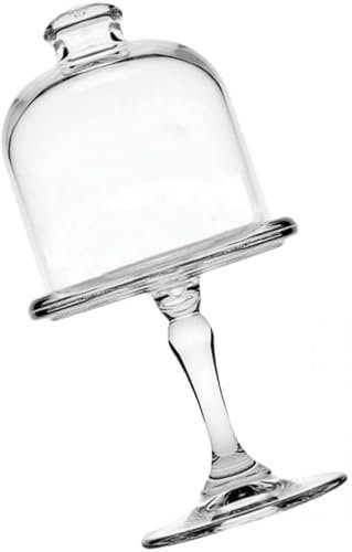 Tortenständer aus Glas mit Glocke Transparente Glocke Glas Gebäck Dessert Kuchen Torte Obstabdeckung Party Restaurant Zuhause