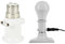 FExYinz 2 pièces par paquet adaptateur de douille de lampe prise B22 conversion en prise de courant et prise E27