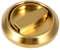 Hemobllo Stainless Steel Round Door Pulls Barn Door Handle Cabinet Pull Flush Handle Modern Aesthetics Easy Operation Multi-use Security