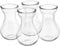 Ciieeo 4Pcs Creative Glass Flower Vase Clear Hydroponics Planter for Hyacinth Bulbs Elegant Indoor Outdoor Decor and Easy to Clean