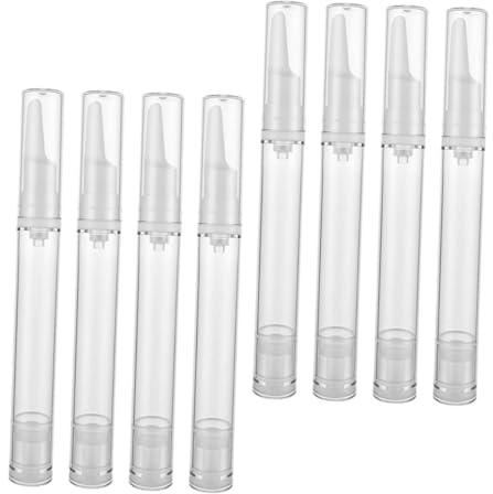 Hohopeti 8pcs Vacuum Dispensing Bottles for Eye Cream Bottle Cosmetic Storage Convenient for Skincare Pump Container Use