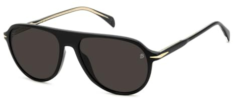 DAVID BECKHAM Sonnenbrille DB 1200/S Black 55 Herren Aviator
