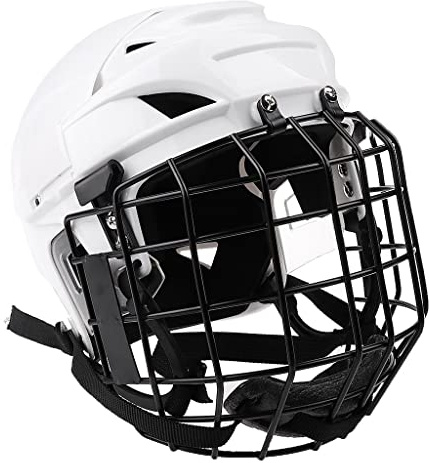 SheerFaring Casco de Hockey sobre Hielo para Adultos: Mayor Protección Y Comodidad, M