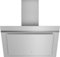 Siemens LC87KHM10 Dunstabzugshaube, Wandhaube, 79 cm, Metall-Fettfilter, Schräg-Esse, Silber