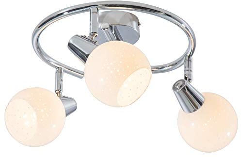 Nino Leuchten LED Decken Lampe Wohnraum Rondell Glas Strahler Sternen Himmel Effekt Leuchte 81139306