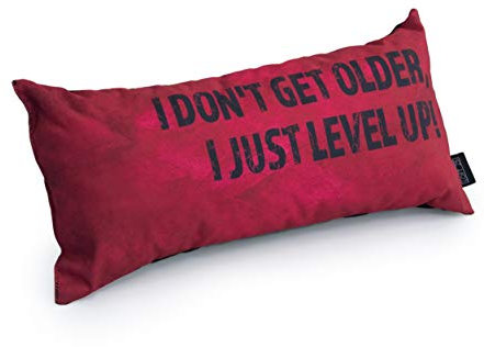 Game Over Gaming Cushion | Indoor Living Room Home Décor | Water Resistant Motivational Gamer Pillow | Comfortable and Decorative Sofa Pillow | Durable and Colorful Cushions