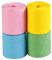 Clairefontaine 914294C - Packung mit 4 Streifen feuerfestes Krepppapier, 5cmx10m, sehr weich, elastisch und widerstandsfähig, einfach anzuwenden, ideal für Deko und Blumen, Frühling sortiert, 1 Pack