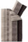 CelinaTex Touchme Biber Bettwäsche 155 x 220 cm 2teilig Baumwolle Bettbezug, Set, Bettgarnitur für Sommer und Winter, ganzjährig, pflegeleicht, Greta beige grau schwarz