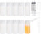 BENECREAT 10 Pack 30 ml 1 oz Petit Flacon en Plastique avec Témoin Flacons de Voyage Vides Rechargeables pour Maquillage Produit de Toilette Cosmétique