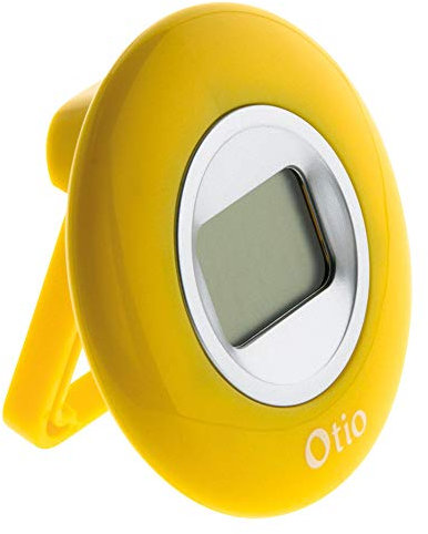 Thermomètre d'intérieur jaune foncé écran LCD - Otio