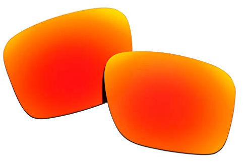 SOODASE Pour Oakley Holbrook XL Des lunettes de soleil Rouge Verres de remplacement polarisés