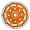 BGTEC Diamant Schleifscheibe 115mm für M14 Winkelschleifer - Diamant Schleiftopf für Stein, Beton, Fliesenkleber, Granit, Mauerwerk - Professional Schleifteller