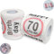 Happy 70 & Still Sexy Birthday Klopapier, 2 Pack, Dekoration und Geschenk Verpackung für den 70. Geburtstag, lustiges Motto Klo Papier, Fun Toilet Paper, Geschenkartikel, Geburtstags-Dekoration