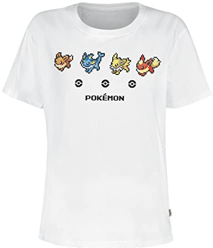 Difuzed Camiseta Mujer Pixel Eeveelutions Pokemon Camiseta Mujer Pixel Eeveelutions Pokémon (1 pièce)