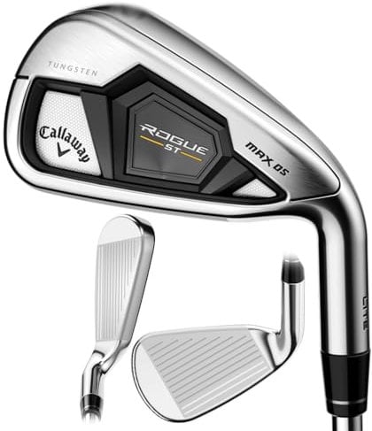 Callaway Golf Rogue ST MAX OS Lite Individual Iron (Right Hand, Graphite Shaft, Ladies Flex, Approach Wedge), Silver