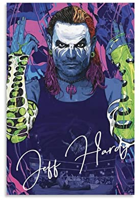 Shenywell Poster Kunstdrucke Jeff Hardy Poster Dekorative Malerei Leinwand Wandkunst Wohnzimmer Poster Schlafzimmer Malerei 30x40cm Kein Rahmen