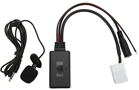 Fydun AUX-Kabel für Auto, Autoradio, 12 Pins, RD4, Bluetooth, Musik, Aux, Audiokabel, Ersatz für C2, C3, C4, C5, C6, C8 (mit Mikrofon)