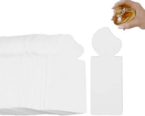 100 Pezzi Strisce di Prova Carta per Profumi, Strisce di Profumo Che Assorbono L'acqua Strisce Profumo per Aromaterapia Strisce Prova di Carta per Oli Essenziali di Profumo per Aromaterapia