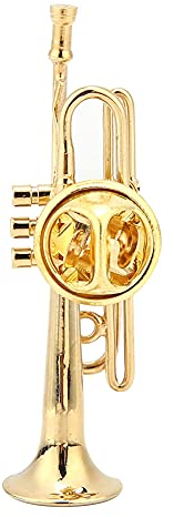 TOPINCN Brosche für Musikinstrumente, Miniatur-Musikinstrument-Abzeichen, Exquisite Musikinstrumente, Form, Brosche, Frauen, Kleiderclip mit Etui für die Geschenksammlung, (#2)