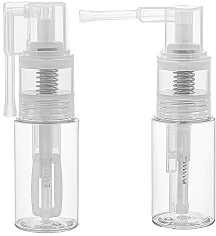 KALIONE 2 Pcs Glitter Duster Sprayer Transparent Craft Glitter Spray Bottle Empty Multi-Purpose Empty Plastic Spray Bottle Portable 35ml Bottles for Craft Scrapbooking Cardmaking