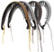 Housoutil Accessoires Pour Chignon - Lot De 4 Pinces À Chignon En Strass Avec Support Pince À Cheveux Ronde Pour Femme Pince À Queue De Cheval