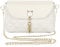 Fililogor Damen Umhängetasche Kleine Handtaschen PU-Leder Crossbody Bags mit Kette Messenger Umhängetaschen mit niedlichen Quasten in Katzenform Geldbörse für Mädchen und Damen (Weiß)