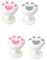 Amosfun 2 Paar Toilettenpresse Toilettensitz-hebegriff Toiletten-druckknopfhilfe Spülknopfoberteile Toilettenknopfdrücker Toilettentankknopf Knöpfe Für Toilettenknöpfe Spültaste Abs