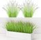 TNSLAND 12 Pcs Fausse Plante Intérieur Extérieur Herbe Artificielle D'Extérieur à Tige Verte Plantes de Balcon Artificielles Herbe de Blé Gazon Décoratif D'Intérieur et D'Extérieur avec Protection UV
