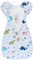 FLYISH DIRECT Baby Schlafsäcke, Baumwolle Baby Wickeldecke, Atmungsaktive Baby Schlafsäcke (für Temperaturen 16-20°C), S