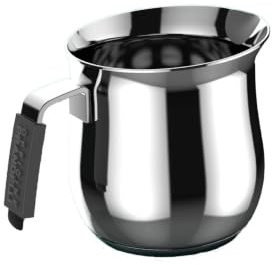 Lechera línea Dolcevita, tazas 2, 250 ml, acero inoxidable 18/10 de inducción, Officine Prandelli
