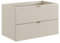 Lomadox Meuble de salle de bain, sous vasque, 80 cm, en cachemire mat, 2 tiroirs