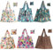 ROSSRORE Large Reusable Grocery Bags, Lightweight and Durable Extra Large Shopping Washable and Foldable Women's Cloth Bags, 6-Piece Set Size XL Leopard