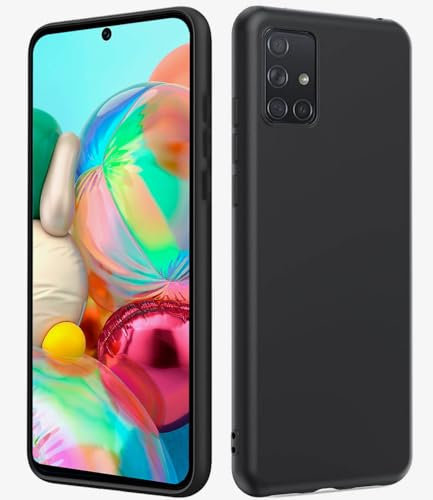 Eiselen Hülle für Samsung Galaxy Note 20 5G, Schwarz Ultra Dünn Soft Silikon TPU Schutzhülle, Kratzfest, rutschfest & Stoßsicher Handyhülle