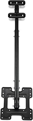 DRFGNF Soporte de Techo para Pantalla de TV, Soporte para Techo para Pantalla, inclinación y Giro Ajustables, Adecuado para Soporte de TV de 27 a 50 Pulgadas