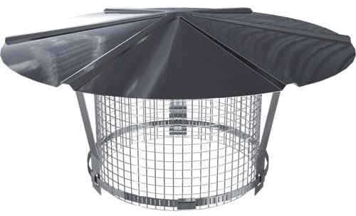 Chapeau chinois inox réglable de 140 à 200 mm anti-oiseau Poujoulat