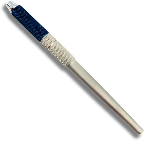 Manico Porta Lama per Sgorbia in Alluminio con Chiusura a Vite – Compatibile con Lame Best Blade e Universali – Manico Porta Lame Sgorbia Professionale per Pedicure, Rimozione Calli e Cura Piedi