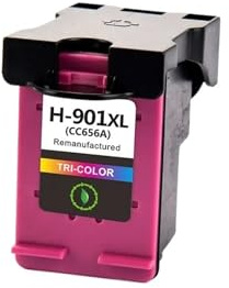 YUEZUYIOU 901XL Schwarze Farb-Inkjet-Tintenpatrone for O-Officejet 4500AIO/J4540/J4550/J4580 Drucker(1pcs Tri-Color)