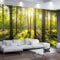 amazingsticker Green Tree Plant Wall Mural Forest Photo Picture Wallpaper Bedroom Decoration Wall Covering 390x260cm